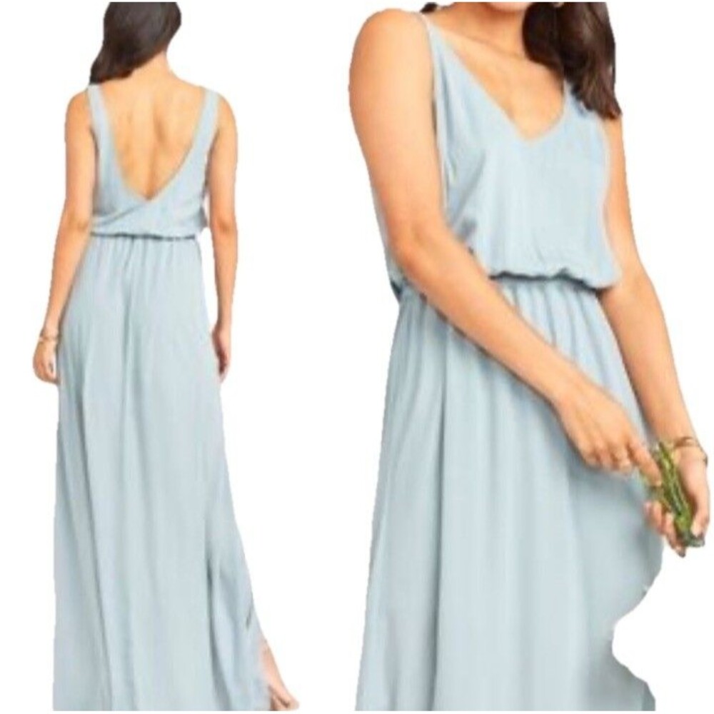 Show Me Your Mumu Kendall Maxi Dress Moss Green XS Bridesmaid Wedding Formal